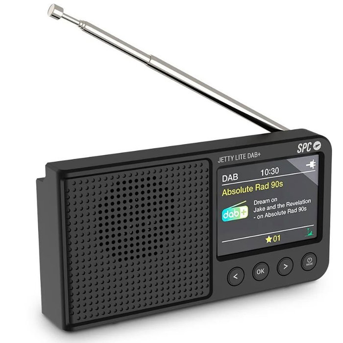 SPC Radio Portátil Jetty Lite DAB+ Negra SPC Radio Portátil Jetty Lite DAB+ Negra